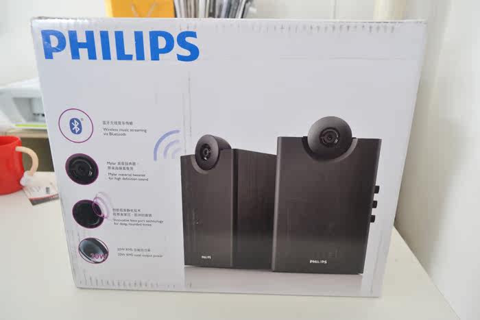 philips/spa4270bt 无线蓝牙音箱飞利浦电脑手机笔记本低音炮音响