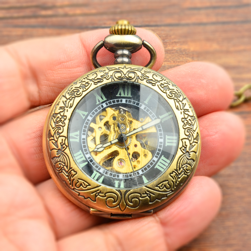 翻盖机械怀表戴慕复古宫廷风怀旧