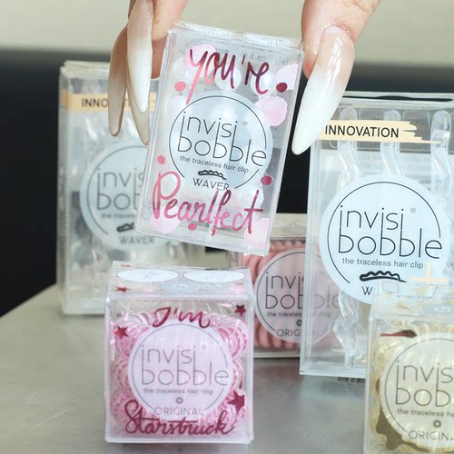 invisibobble刘海发夹波浪侧边夹
