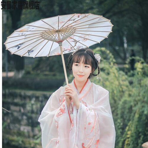 防晒吊顶中国风儿童油纸伞