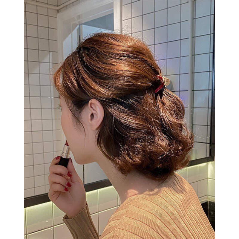 夏季发夹女后脑勺小号抓夹半扎发饰短发发卡网红新款鲨鱼夹子头饰