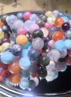 五福喜用金木水火土手串DIY设计款手链手串13咪咪左右百搭