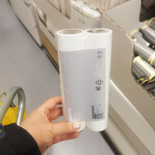 宜贝思迪补充装家用代购滚筒式粘尘卷纸可撕式衣物粘毛滚刷替换装