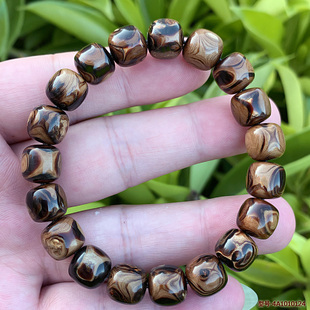 保证天然血柳海柳手串念珠佛珠男女款手链10X10mm老款桶珠X纹包邮