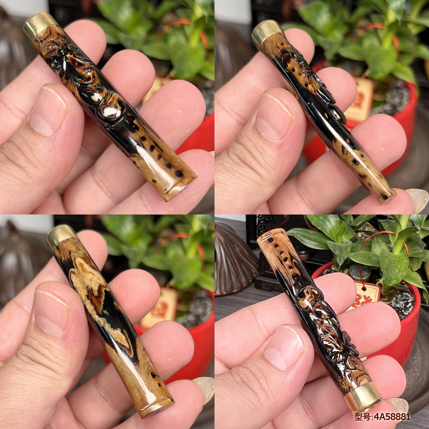 天然海柳烟嘴粗中细通用循环过滤