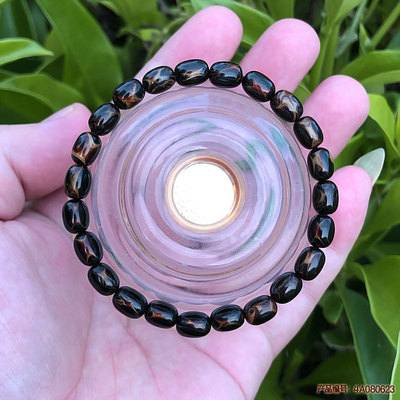 天然海柳手串文玩女款领导情侣佛珠礼物米珠桶珠单圈X纹6X8mm包邮