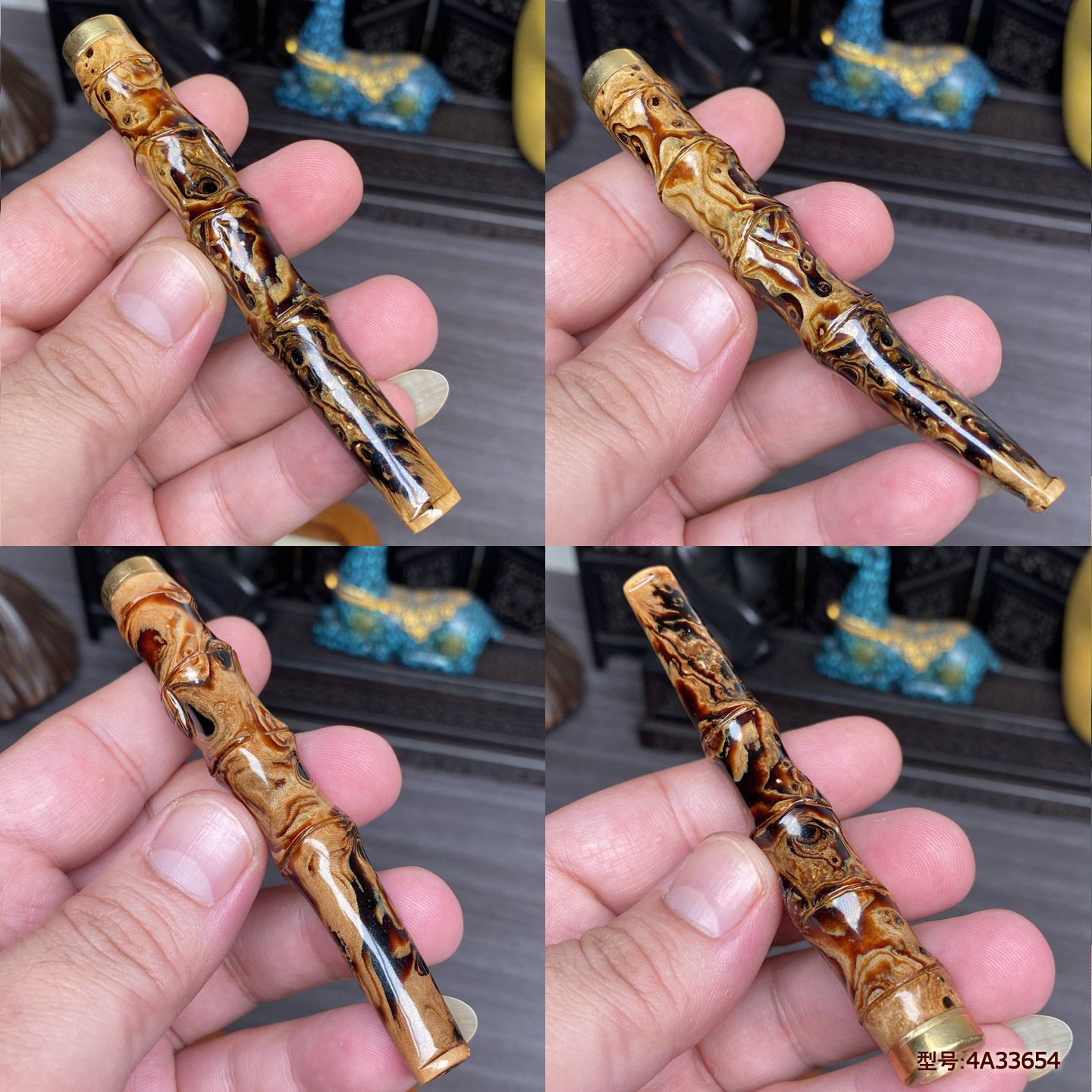 天然保真正品海柳烟嘴大中细