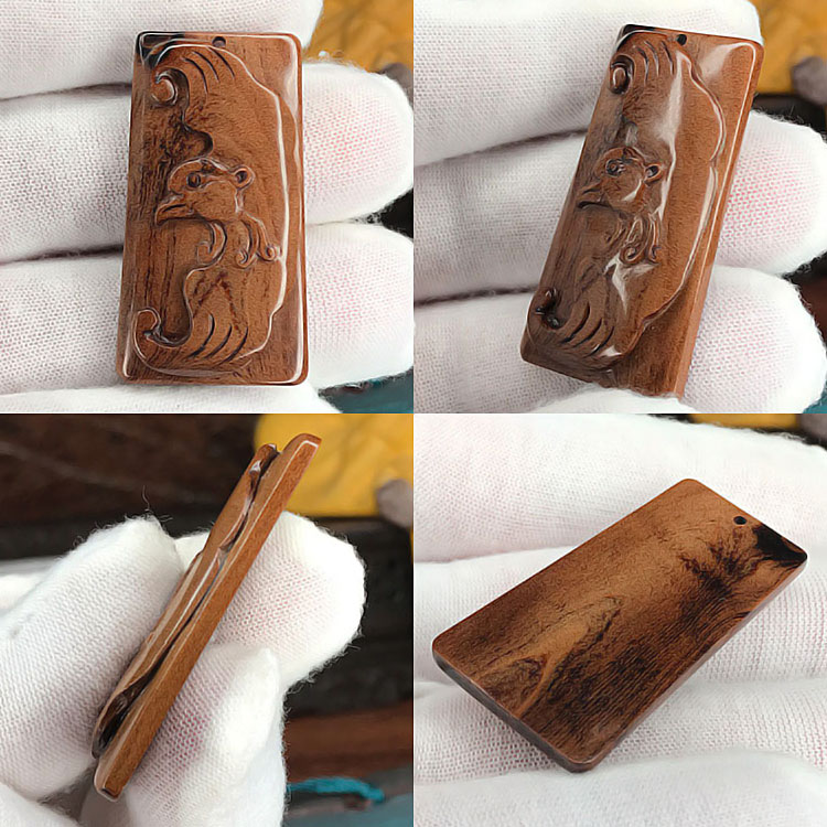 文玩佛珠吊坠挂件蝙蝠海柳