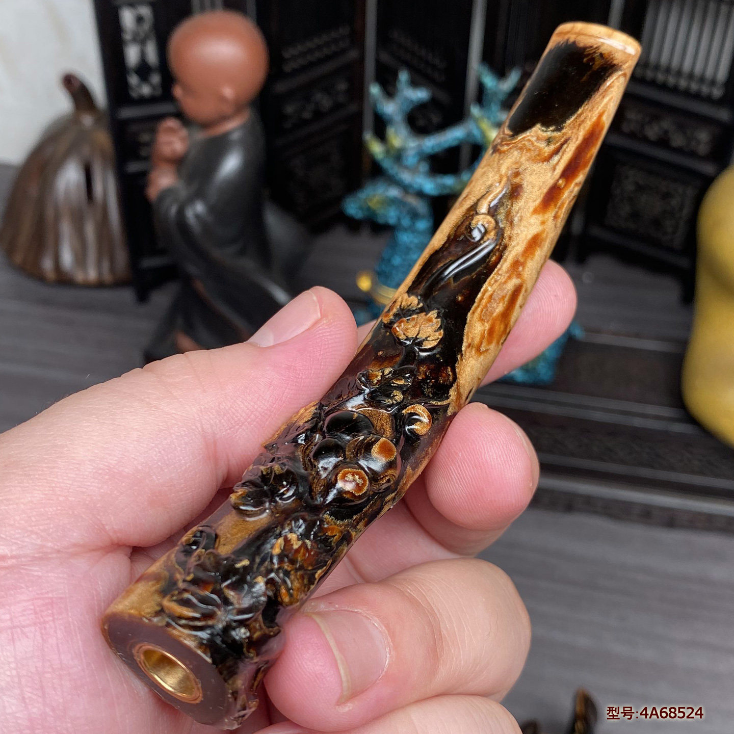 纯天然保真海柳烟嘴血柳葫芦