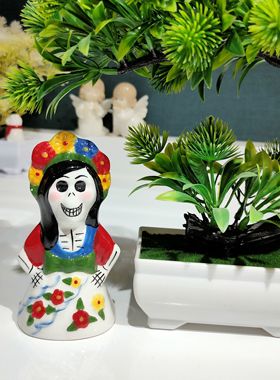 新品陶瓷黑暗风人偶个性摆件高度11.5/非偏满23包邮部分瑕