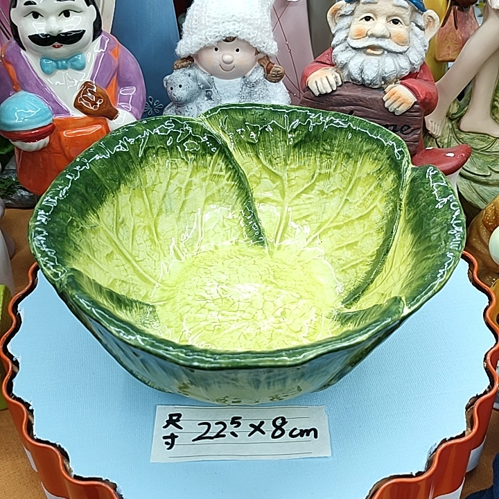 新品陶瓷卷心菜碗盘/非偏满23包邮部分瑕,家居饰品,桌面摆件,淘宝优惠券,粉丝福利购,淘宝优惠卷