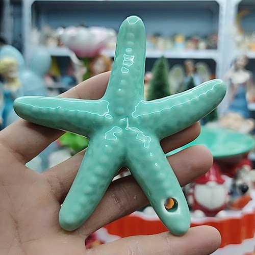 新品陶瓷浮雕海星冰箱贴/非偏满23包邮部分瑕