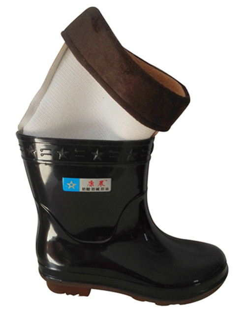 Chaussures - bottes caoutchouc homme pour hiver - semelle tendon - Ref 963512 Image 3
