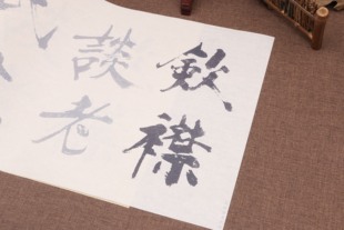 张即之敛襟谈老氏诗楷书描红长卷半生宣纸毛笔字帖初学书法练字帖