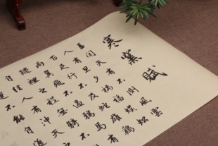 赵孟頫行书寒窑赋毛笔描红宣纸字帖长卷临摹初学练习描字贴批发