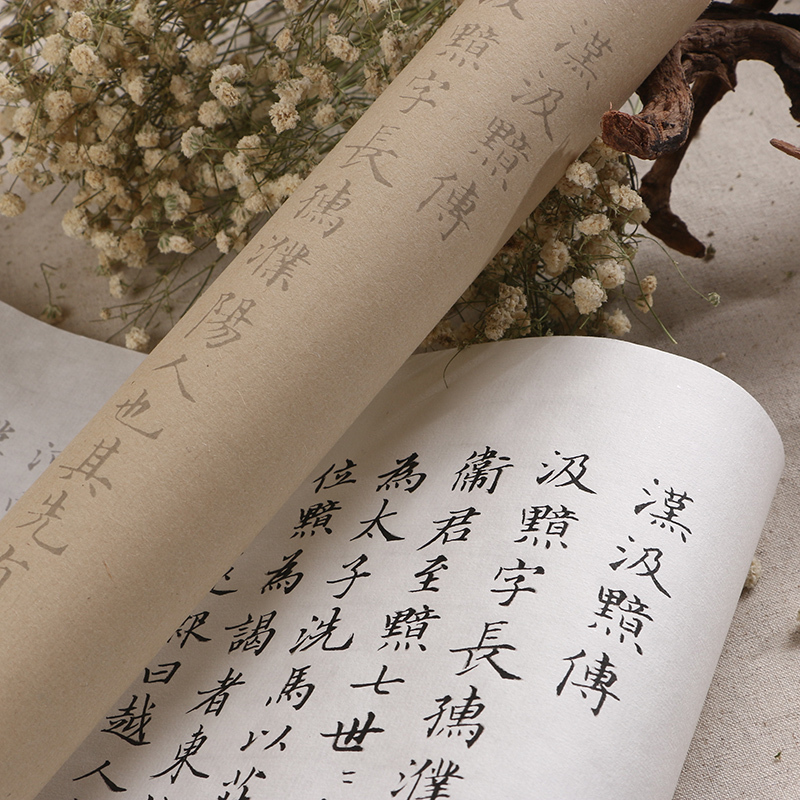 赵孟頫汉汲黯传小楷字帖宣纸长卷