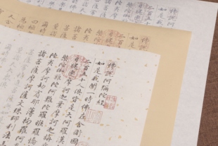 赵孟頫小楷繁体佛说阿弥陀经毛笔描红长卷初学临摹字帖订制批发