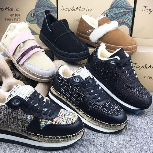 jm快乐玛丽新款羊毛保暖雪地靴