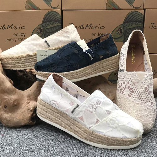 快乐玛丽新款蕾丝镂空增高女鞋