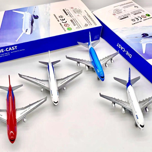 出口订单!原装两只仿真合金回力飞机模型A380！777儿童男孩玩具