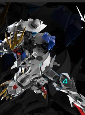 补款 沃尔夫科技 1/100 狼王 巴巴托斯 GK 合金骨架 拼装模型