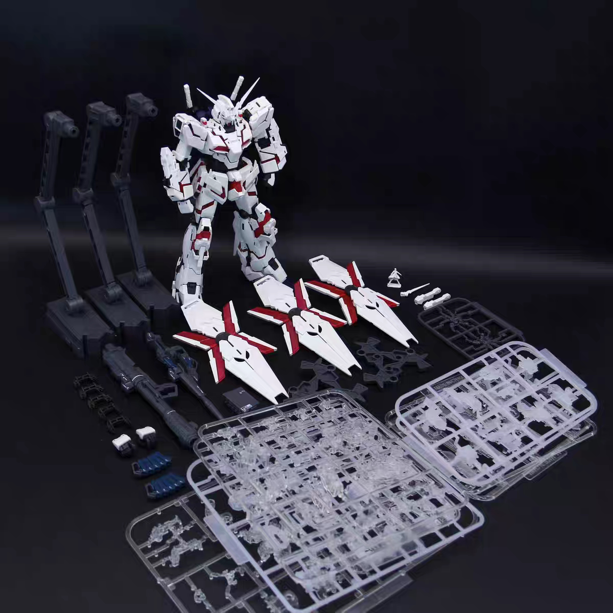 现货 神兽模型 2201 老灯组版 MGEX独角神兽独角兽国创拼装模型图片