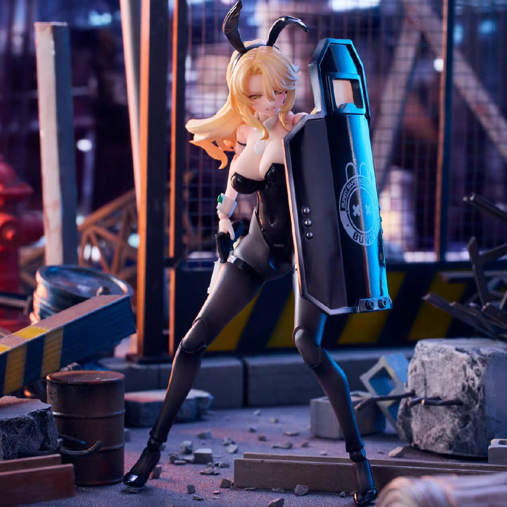 预定 溯行兔子快速反应小队 盾牌手爱莲娜ERENA 1/12成品手办模型