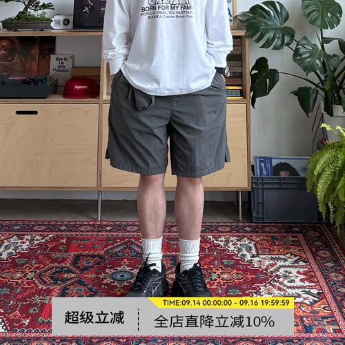 户外速干防泼水透气多口袋五分裤
