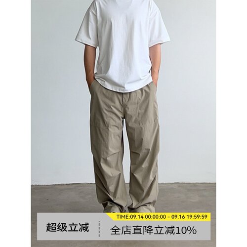户外束脚伞兵宽松休闲裤