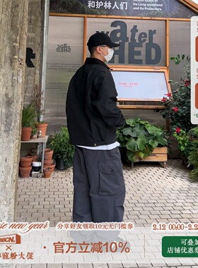 BBCN STORE美式复古纯棉伞兵工装裤春季男女百搭潮牌宽松长裤