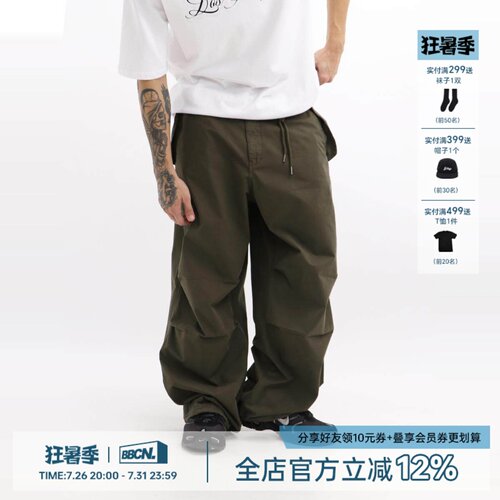 美式复古工装裤宽松休闲运动
