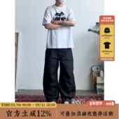 BBCN 直筒简约廓形弯刀男女休闲裤 STORE美式 复古原色牛仔裤