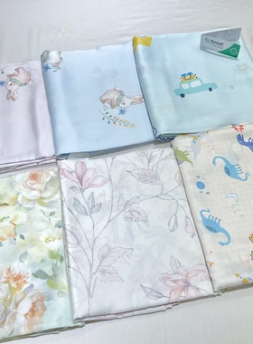 可定制LF级100S天丝单件床单丝滑莱赛尔凉感亲肤卡通床罩夏季床笠