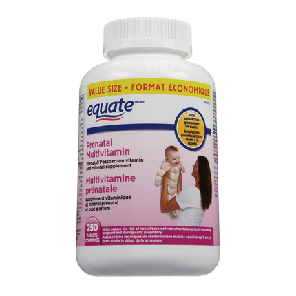 加拿大Equate孕妇维生素250粒
