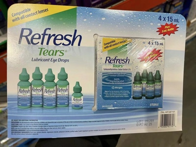 加拿大Refresh Tears滴眼液15ml瓶/共4瓶/盒直邮正品