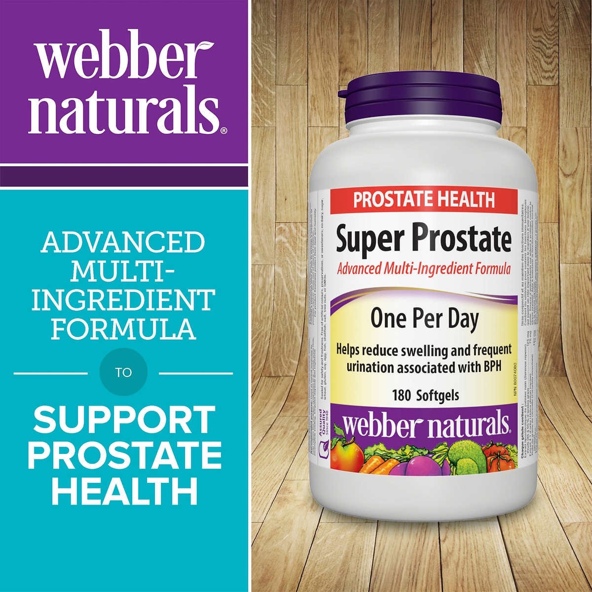 加拿大webber naturals SuperProstate伟博前列*腺宝正品国内现货
