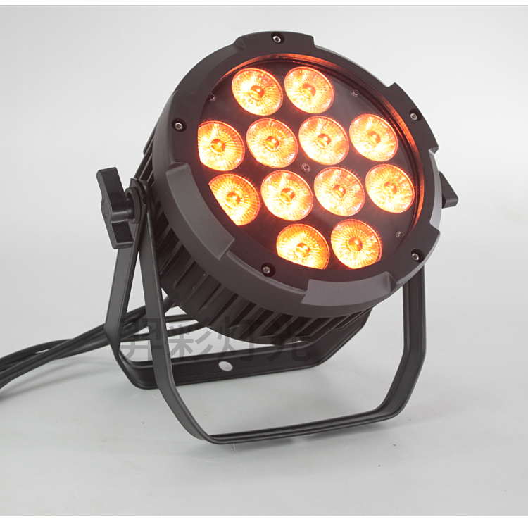 厂家直销舞台灯光LED全彩帕灯12颗10W四合一防水帕灯DMX512舞台灯
