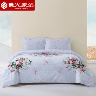 民光全棉印花被套纯棉被套被单被罩印花被套单件