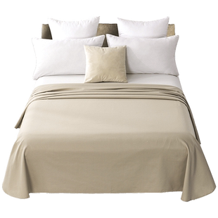 民光纯棉素色国民老布床单厚老式学生宿舍单人全棉国民老床单