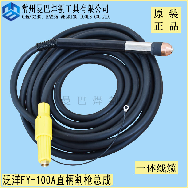 泛洋FY100A等离子割枪线缆总成 LGK100A数控机用直柄割枪头
