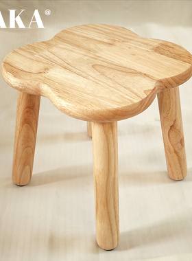 实木小凳子换鞋凳家用矮凳茶几凳儿童圆凳钓鱼凳简约凳子跳舞凳