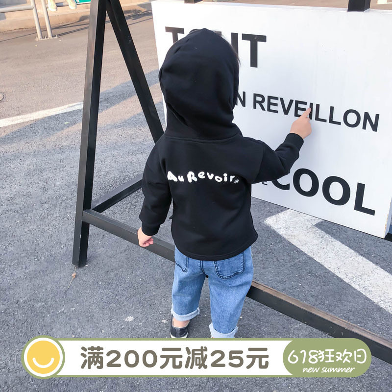 男童连帽卫衣韩版儿童春装上衣宝宝套头卫衣小童洋气婴儿打底衫潮在类目 童装/婴儿装/亲子装, 卫衣/绒衫中 - 来自Buy2taobao.com提供专业的淘宝代购服务