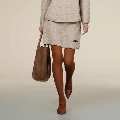 少库存  XG雪歌绵羊毛半身裙女针织短裙XK411048A560