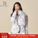 xg雪歌趣味印花轻薄羽绒服女2024秋冬新款 宽松外套XJ406067B251