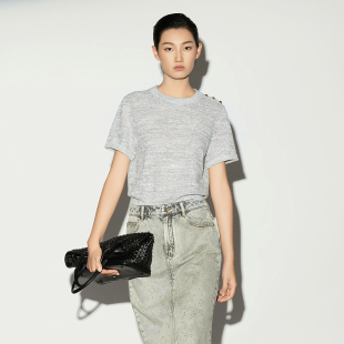 女XL211029A184 针织衫 XG雪歌 2026夏短袖