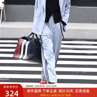 直筒裤 xg雪歌侧织带开叉休闲西装 新款 女2024春装 子XJ102013A120 裤