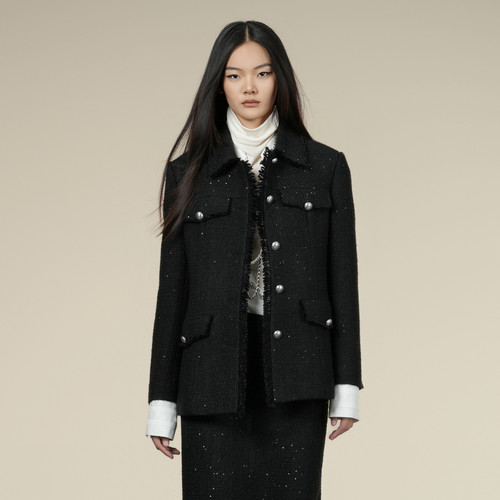 少库存 XG雪歌 小香风外套XK407009A790