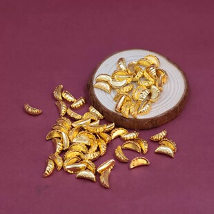 金色实心小水饺金属仿真迷你天之骄子金饺子金元宝工艺品装饰摆件