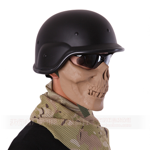 绝地求生战术户外cs真人 M03骷髅半脸防护面具鬼节