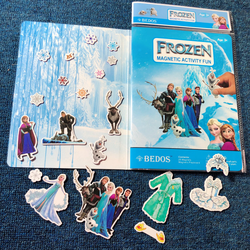 出口单磁性贴diy讲故事场景磁力拼图早教过家家男女孩玩具冰箱贴